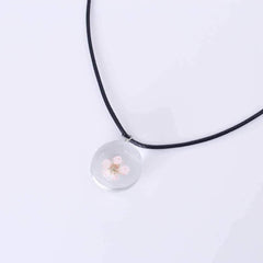 Crystal glass Ball Necklace