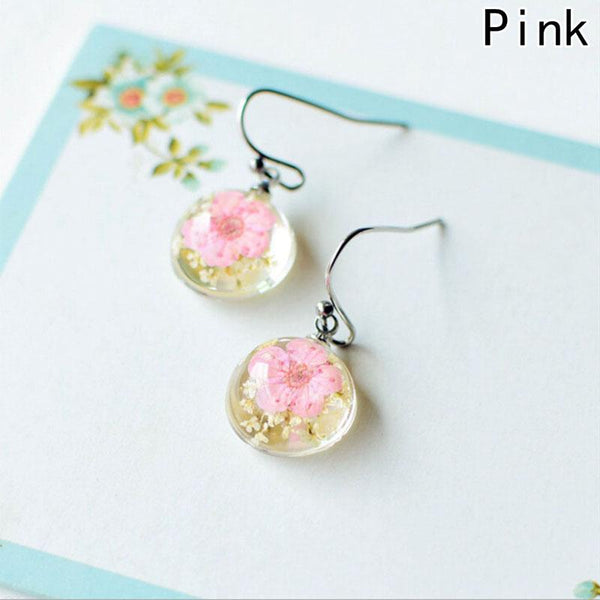 Creative Beautiful New Glass Ball Earring