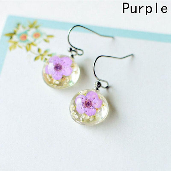 Creative Beautiful New Glass Ball Earring