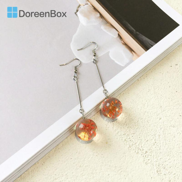 Colorful Crystal Ball Drop Earrings